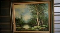 Framed H. Gailey picture