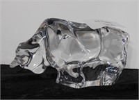 Baccarat French Crystal Bull