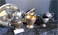 6 pcs Assorted Silverplate