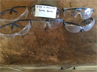 6 pairs of safety glasses