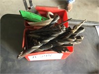 Assorted drill bits utility knives and other
