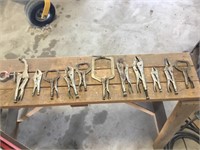 Assorted 11 vise grips
