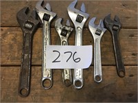 6 crescent wrenches