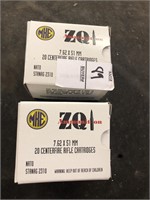 2 Boxes of ZQ Ammunition