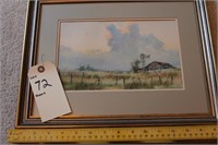 Nagle 1972 countryside painting