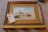 C.E. Kovach home in desert painting