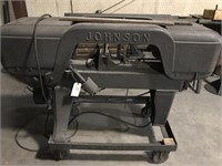 Johnson band saw on casters.