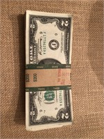2 Dollar Bills