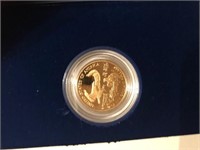 Gold American Eagle One- Quarter Ounce Coin