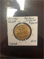1892 Ten Dollar Gold Coin