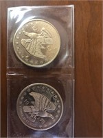 1978 1 ounce 10 kt Gold coins