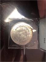 1884 silver one dollar coin