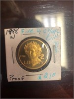 1988 five dollar Olympic coin