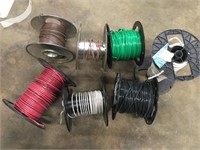 Lot spools wire