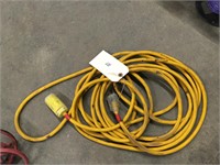 Yellow heavy duty electrical cord