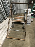Wire roll rack storage