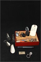 men's butler with clippers, magnifiers and more