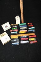 collection of vintage mini model electric trains