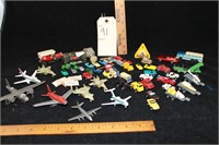 vintage metal toy cars planes and more