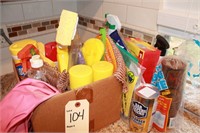 kitchen cleaning supplies