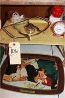 Vintage TV tray, timers, and more