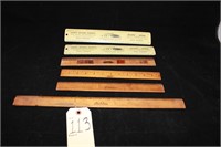 vintage rulers