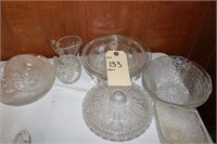 Glass serving ware