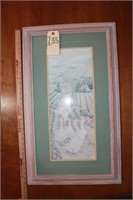 framed signed numbered art