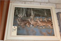 Artwork deer bucks