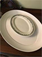 Platters and bowl