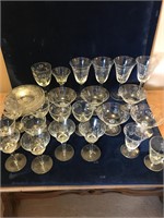 31 Pieces of Glassware