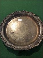 Silver tray Number 378 on back