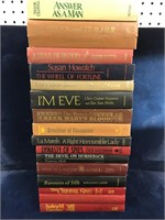 16 Hardcover Novels mainly entertainment