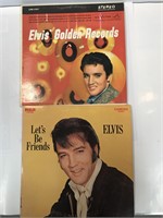 2 Elvis Presley 33rpm records