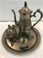 Tea Service - can’t find any markings - Silver?