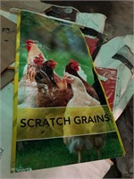 Empty Scratch Grain Bags