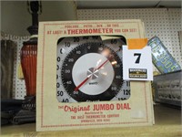 Original 1960 Jumbo Dial Thermometer in Box