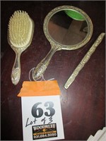 Mirror,Brush & Comb (3 pcs)