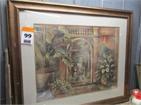 Large Picture Garden In Nice Frame