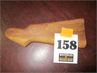 Wood gun butt (handmade) - 12" long