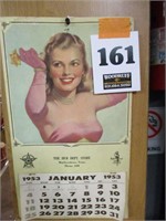 Vintage 1993 Calendar Mboro TN The Hub Dept Store