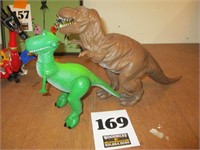 Dinosaur Toys (Brown & green) - 2 pcs