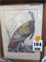 Vintage "Great American Cock Male" pic w/frame