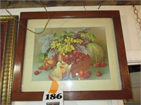 Fruit picture in frame 22x19