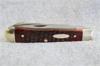 Case Trapper Knife- Red Bone