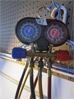 Robinaire Test Gauge and Hose / AC Check R-143a &