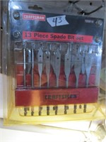 Craftsman 13 pc Spade Bit Set