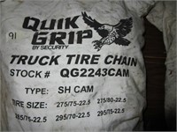 Truck Tire Chains / Read Bag for size / View