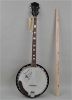 Vintage Banjo with Eagle Decal
