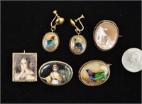 Five Pieces of Victorian Jewelry